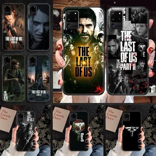 The Last of Us Part Game Phone case For Samsung Galaxy Note 4 8 9 10 20 S8 S9 S10 S10E S20 Plus UITRA Ultra black silicone funda