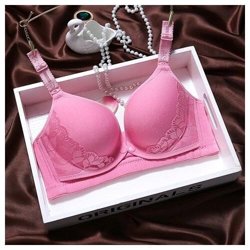 Cotton Breast Feeding Maternity Bra Nursing Bra for Breastfeeding Padded Lace Maternity Bras Push Up Pregnant Women Underwear