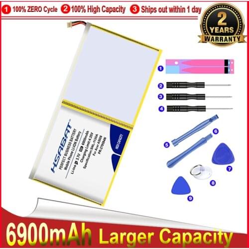 HSABAT 0 Cycle 6900mAh PR-279594N Battery for Acer A5008, Iconia One 10 B3-A20, Iconia One 10 B3-A30, Iconia 10 A3-A40