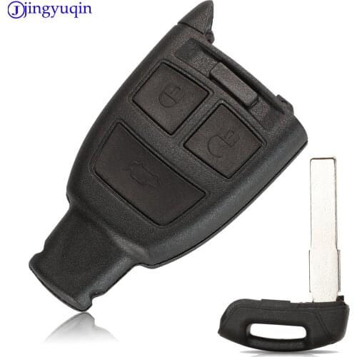 Jingyuqin 3 Buttons Remote Car Key Shell Fob For Fiat 500 Punto Croma Cover Case No Blade Accessories