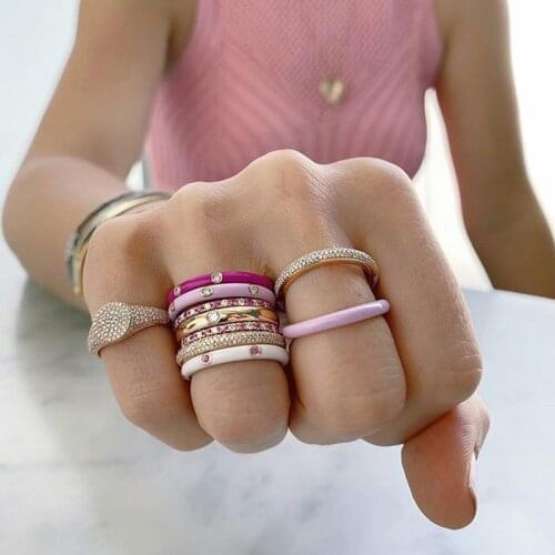 Matching rings set for women anillo bagues bohemian jewelry teen girls sieraden accesorios mujer fashion 2021 bijoux lgbt gift
