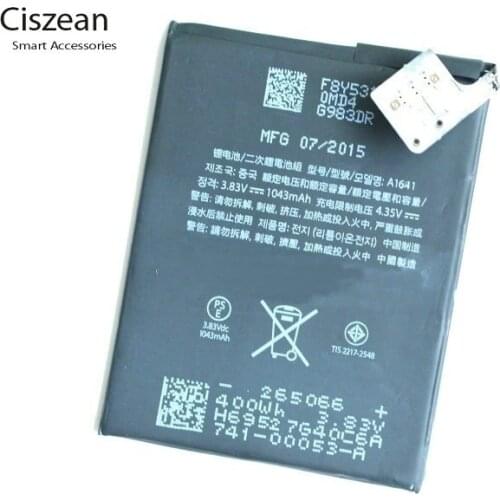 Ciszean 1043mAh / 3.99Wh A1641 Replacement Li-Polymer Battery For Ipod touch 6th Generation 6 Gen 6g + Tracking Code