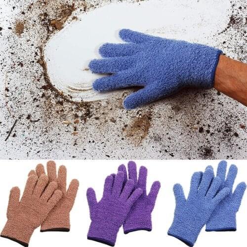 Microfiber Dusting Gloves Nooks Cleaning Gloves Cranny Dusting Gloves for Car Wash and Cleaning