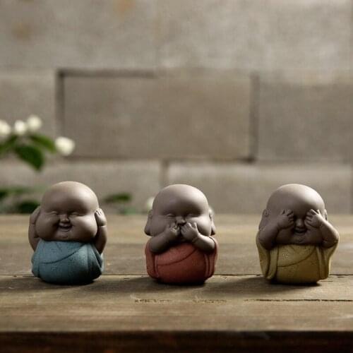 Mini tea pet real yixing zisha tea pet funny creative tea play home decoration holiday ornament on table in Chinese on sales new