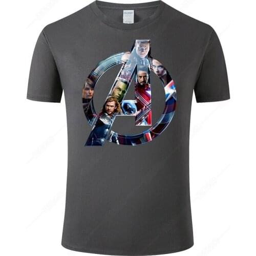 Fashion Marvel Tshirt Funny The Avengers Logo Print T Shirt Men Women Short Sleeves Fitness Tee Shirts Tops Cool Unisex Tee J39