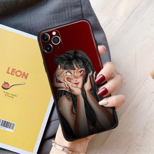 Tomie Horror anime Junji Ito For iPhone se 6 6s 7 8 plus x xr xs 11 pro max soft silicone phone case cover shell