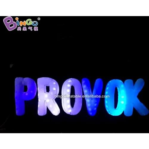 BinGo 3x0.5x1.5M inflatable advertising wall with led light for party event decoration / billboard balloons for display toys