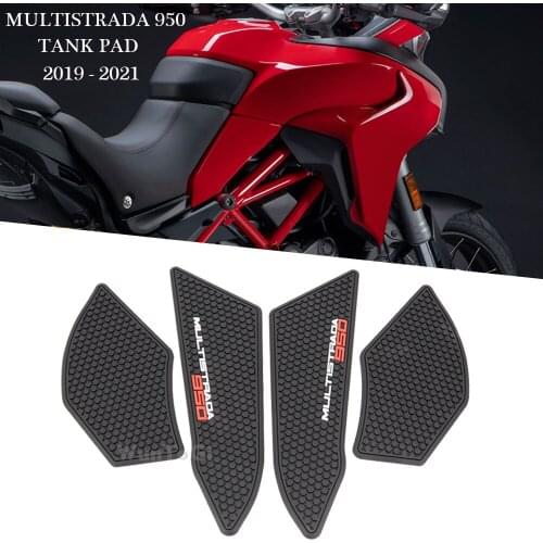 For Ducati Multistrada 950 950S Multistrada950 Motorcycle Stickers rubber Non-slip Fuel Tank Pad side Stick Fuel Tank Pad