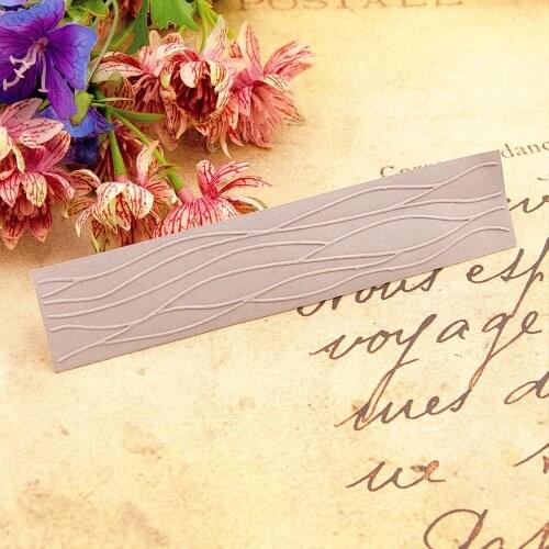 15x3cm plastic line craft card making paper card album wedding decoration clip Embossing folders
