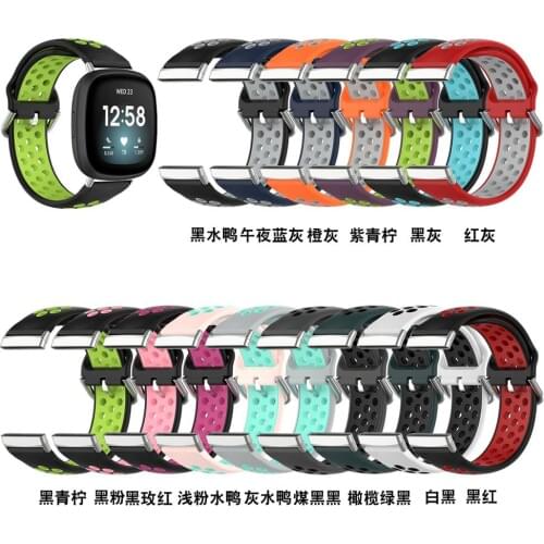 Strap For Fitbit Versa 3 Classic Soft Silicone Band For Fitbit Versa 3 Band Smart Watch Strap Replacement For Fitbit Sense band