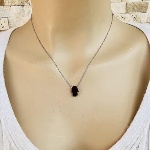 Hand 925 Silver Necklace