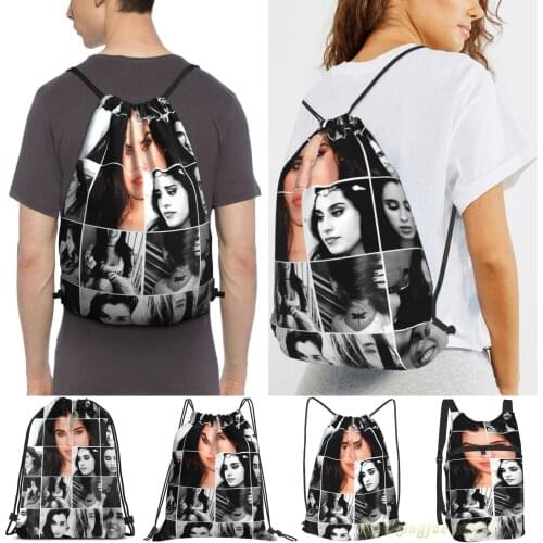 Men Sackpack Strap Bags Lauren Jauregui Women Purpose Drawstring Backpacks Outdoor Travel Backpacks For Gym Training Fitness Bag