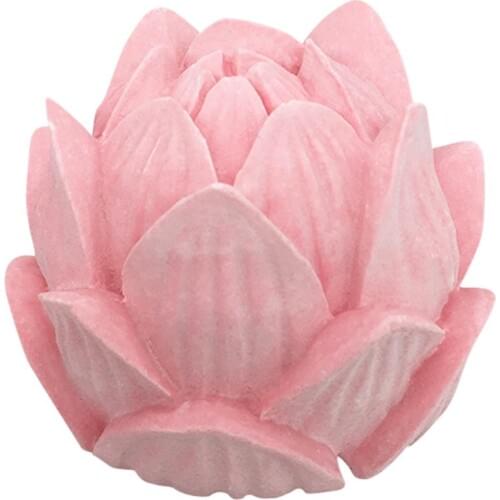 Silicone Mold DIY Baking Tool 3D Stereo Lotus Gel Mold Fondant Cake Decoration Handmade Soap Candle Mold Aromatherapy Candle