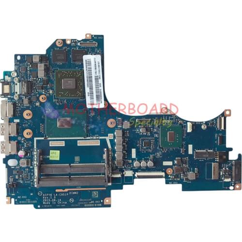 Vieruodis FOR Lenovo ideapad Y700-14ISK Laptop Motherboard W/ I5-6300HQ CPU R9 M375 AIPY6 LA-C951P FRU 5B20K44717 Test work
