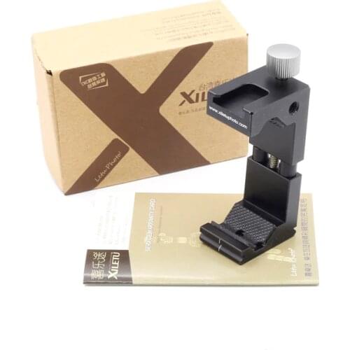 XILETU XJ-8 Mobile Phone Holder Metal Clip For Android iPhone IOS Smartphone size 6.5mm~9mm Connecting Ball Head Interface 38mm