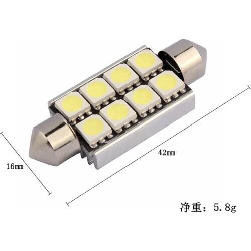 1 PC Vehicle license plate lamp Ceiling lamp Reading lamp LED white light High power Signal lamp for Car accessories 31mm 36 39