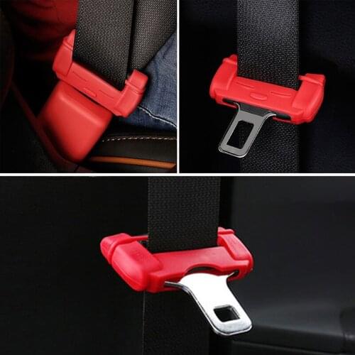 2x Car Seat Belt Buckle Cover For Honda civic accord crv fit jazz city hornet hrv Subaru Forester Impreza Outback Legacy XV WRX