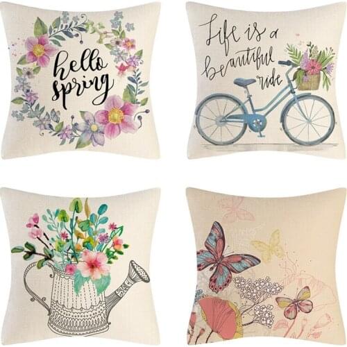 4 PCS Creative Abstract Art Cushion Cover 45X45CM Square Pillow Case Home Decorative Throw Pillow Cases