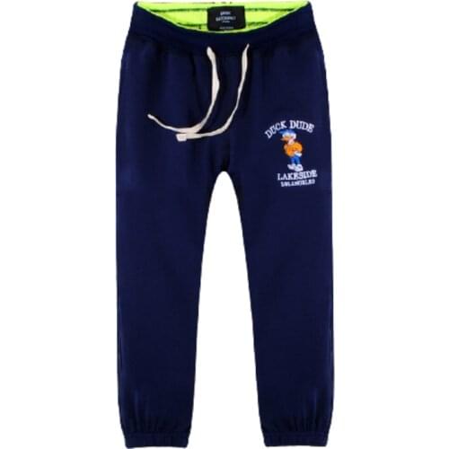 BBD Toddler Pants Children Cotton Best Selling Embroidered Solid Elastic Waist Trousers Kids 3-7 Years Costume New Pantalon