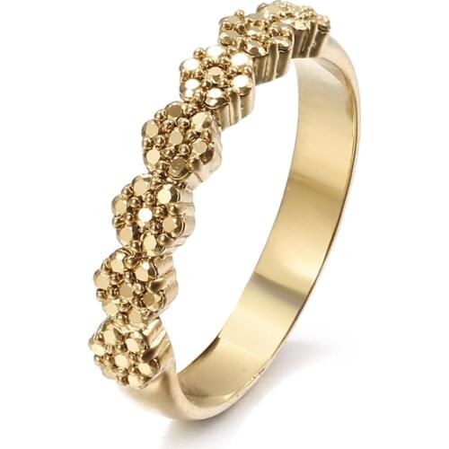 Bettyue New Arrival Classical Round Shape Ring Gold Color Noble Jewelry For Female Fashion Party Distinctive Decoration