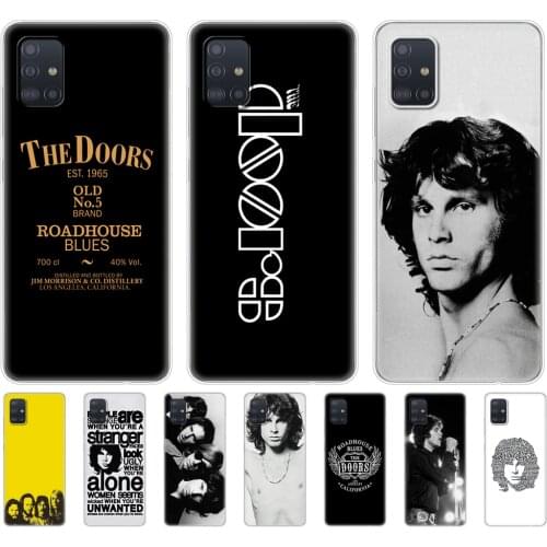 Case For samsung galaxy A31 A41 A51 A71 A01 A81 A91 A11 A30S A20S A21S A50S M11 M21 M31 M30S M40S The doors JIM MORRISON rock