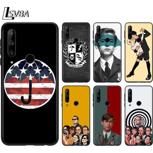 Black Cover Umbrella Academy For Huawei Honor 9C 9N 9S 9A 9X 10 10X 10i 20 20E 20S 30S 30i Pro Lite Phone Case