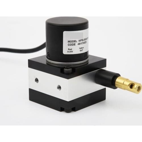 Wire Rope Displacement Sensor Wire Rope Displacement Sensor Metal Wire Rope Encoder Wire Rope Electronic Ruler 1 Meter