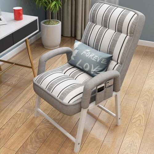 Home comfortable sedentary gaming chair backrest reclining leisure sofa chair