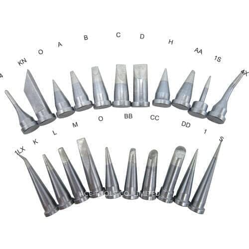 21 PCS Weller LT Replace Soldering Tips for WP80 WSP80 WSFP8 WD1000 WD2000 WSD81 WS81 WSF81D8 WS81D5 Iron Handle Welding Bit