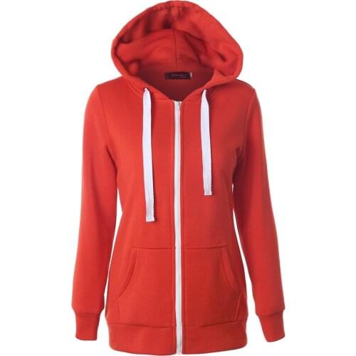 Fashion Harajuku Autumn Winter Ladies Coat Women Roupas Streetwear Solid Sweatshirt Women Tops Zipper Girls Sports Shirt Hoodies