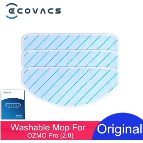 Original ECOVACS Accessory Washable Mops for DEEBOT OZMO Pro Vibration Mop Kit on T8 Max T8 AIVI T9 AIVI T9 Power T9 Max N8 N9