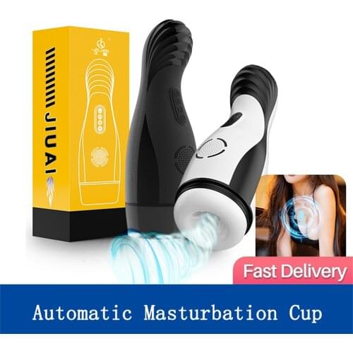 4 Color Male Automatic Sucking Vibrating Orgasm Heating Vagina Masturbation Cup Real Blowjob Masturbator Adult Toys Sex Toys