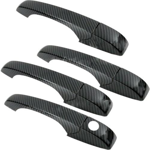 1 Set Car Exterior Black Door Handle Cover Trim Fit For Dodge Durango SUV 2011-2013 2014 2015 2016 2017 2018 2019 2020