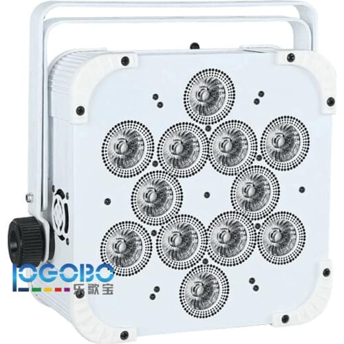 Wholesale 4Pcs of DMX Mood Color Wash Wedding Uplighting 12x15W Led Par RGBWA+UV Battery Wireless Stage Club Night Light Effect