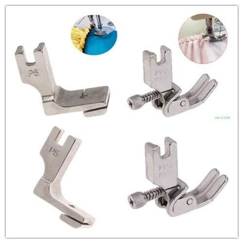 P952 Adjustable For Flat Wagon Steel Closing Wrinkled Folds Foot Industrial Sewing Machine Presser Foot/Feet With Screw
