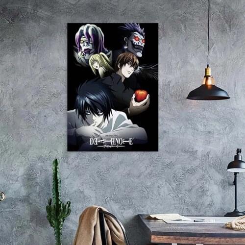 Death Note Anime High-End Poster Living Room Wall Art Canvas Painting Home Decoration