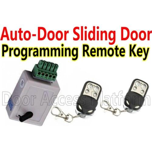 Auto-Door Remote Keys Automatic Door 5 pin Programming Code Remote Control Study Code Sliding Door Access Controller Gate Opener