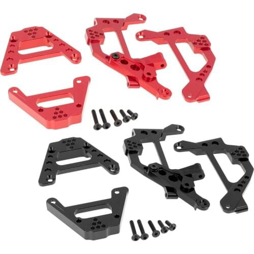 RCTOYFUN 1 Set Aluminum Alloy Front Rear Shock Mount Assembly Accessories For Axial SCX10 III AXI03007 Jeep 1/10 RC Crawler Car