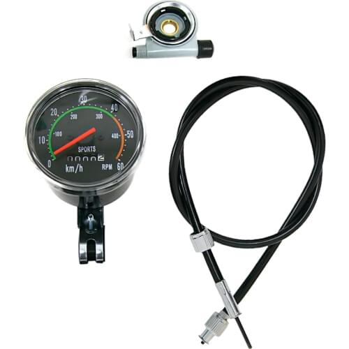 Speedometer & Odometer w/ Mounting Hardware For 80cc Motorized Bicycle Motor