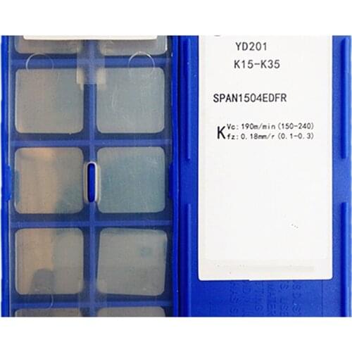 SPKN SPKN1203EDFR YD101 SPKN1504EDFR YD201 SPKN1203 SPKN1504 EDFR 10pcs Carbide Inserts Lathe Cutter Tools CNC for Cast Iron