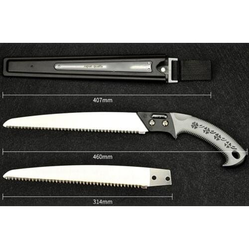Heavy Duty SK5 Steel Extra Long Blade Hand Saw for Wood Camping Pruning Woodwork J6PC
