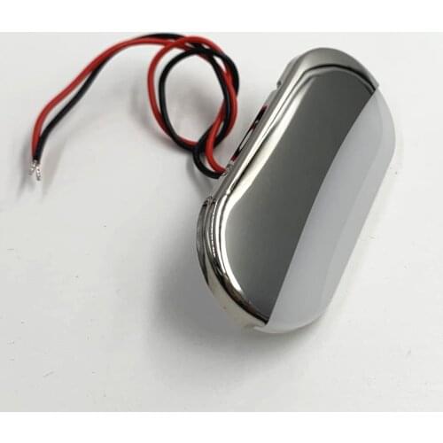 12V LED Marine Yacht Boat Accessories Waterproof Cool White Courtesy Step Stair Lamps 2PCS