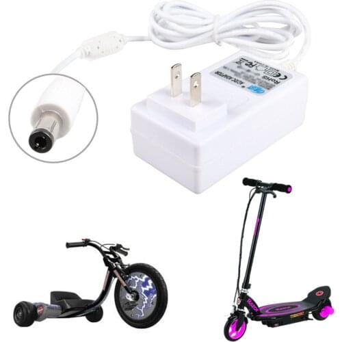 12V Smart Balance Wheel Electric Scooter Battery Charger Adapter for Razor Power Core E90, Electric Scream Machine, EPunk, XLR8R