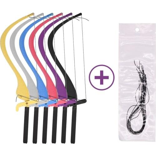 2Pcs Colorful Eyebrow Measuring Tool Ruler Micro Blade Tattoo Accessories Set, Used for Precise Positioning Free 10 Thin Lines