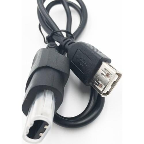 70cm USB Female Adapter Cable For Original Xbox Converter Cord USB To XBOX Cable Compatible For Microsoft Old Generation 100pcs