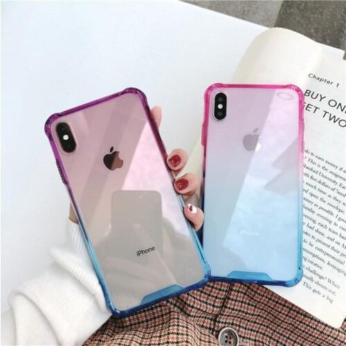 Acrylic Tpu+pc Protective Case for Iphone 13 Pro Max Mobile Phone Shell 11 12 Pro Max X XS Max XR 7 8 Plus Se Back Cover