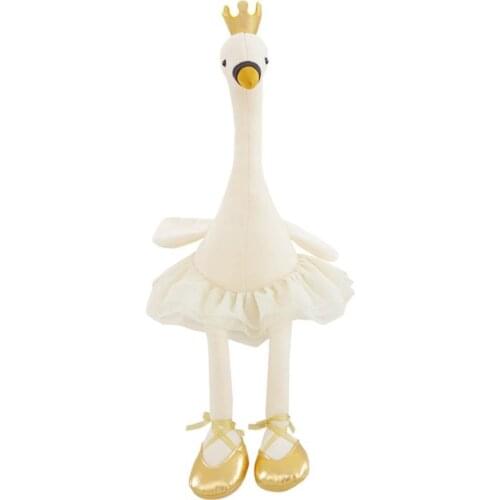 White Swan Dude Plush Toy Flamingo Korean Doll Girl Heart Doll Childrens Birthday Gift