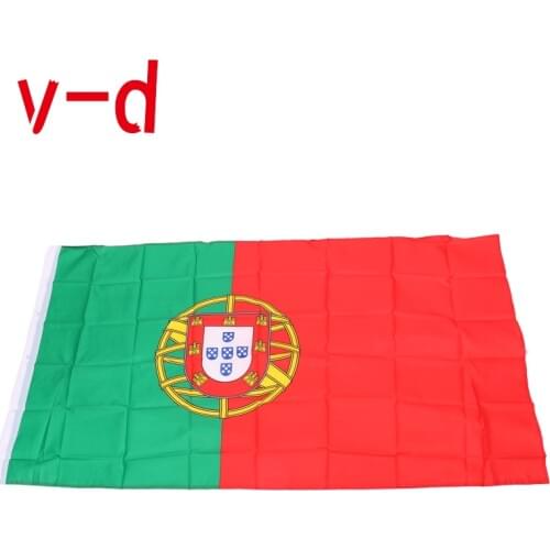 Free shipping xvggdg NEW portugal Flag 3ft x 5ft Hanging portugal Flag Polyester standard Flag Banner