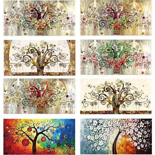 Tree of Life Canvas Painting Gustav Klimt Landscape Posters and Prints Scandinavian Canvas Wall Print Canvas Home Decor Cuadros