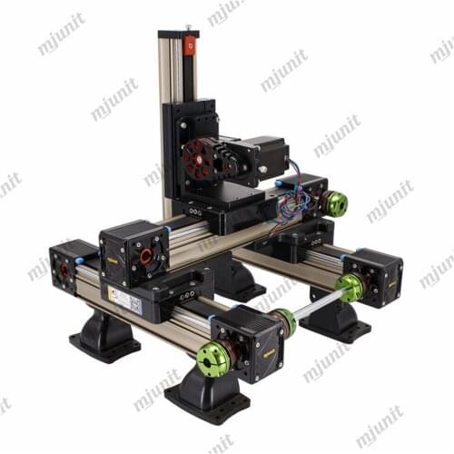 Mjunit painting line XYZ 3 axis automatic spray painting and powder spraying linear module slide motion guide actuator
